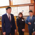 Ертіс ауданы әкімінің колледжбен танысуы. Ознакомление акима Иртышского района с колледжем.