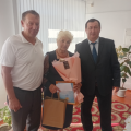 Поздравление ветерана педагогического труда Заволоко Галины Ивановны